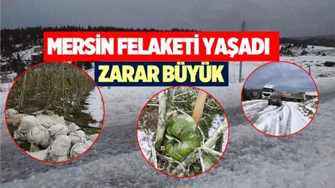 Mersin Yağmur Beklerken Felaketi Yaşadı