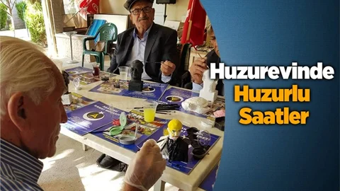 Mersin'de Huzurevinde Huzurlu Saatler