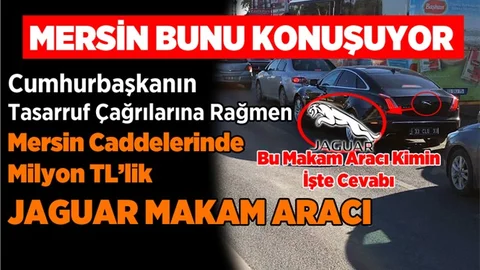 Mersin’de Milyon TL’lik Jaguar Makam Aracı Gündem Konusu Oldu