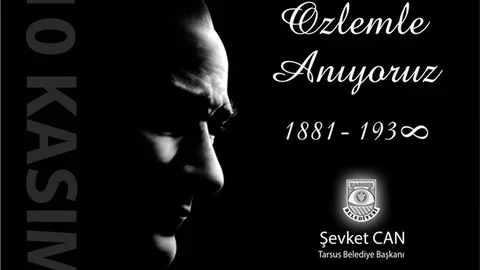 Başkan Can, “Gazi Mustafa Kemal Atatürk’ü Minnet ve Şükranla Anıyoruz”