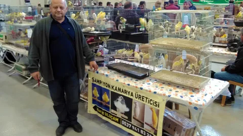 Kanaryalarıyla Kentin Tanıtımını Yaptı