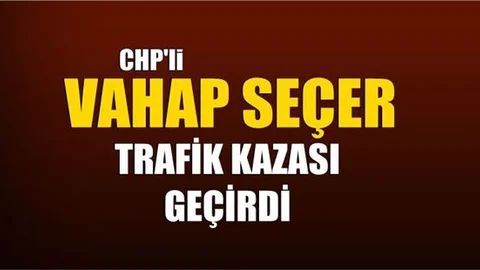 Büyükşehir A.Adayı Kaza Geçirdi