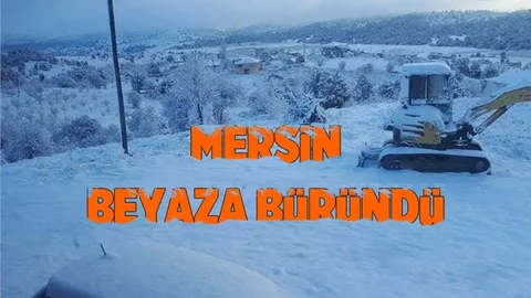 Mersin Beyaza Büründü