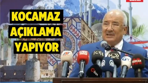 Son Dakika..! Burhanettin Kocamaz Açıklama Yapıyor