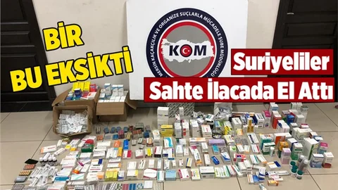 Mersin'de Suriyelilere Sahte İlaç Operasyonu