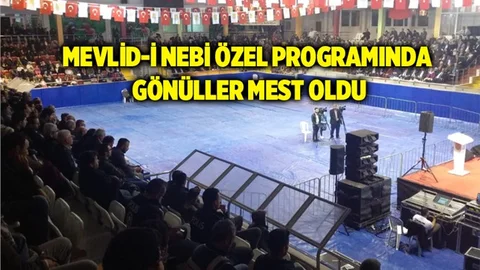 Tarsus'ta Mevlid-i Nebi Programı Düzenlendi