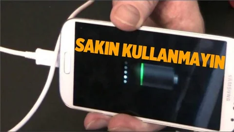 Şarjda Olan Telefonu Kullanmayın!