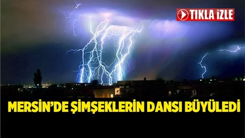 Mersin'de Gökyüzünde Muhteşem Anlar