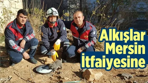 Alkışlar Mersin İtfaiyesine