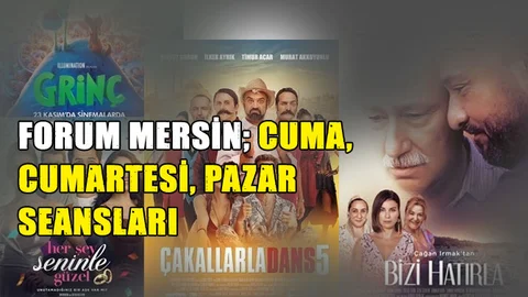Cinemaximum Forum Mersin Film ve Seansları 3 Günlük
