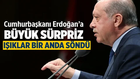Cumhurbaşkanı Erdoğan'a Büyük Sürpriz