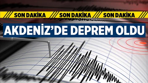 Akdeniz'de Deprem! Deniz Bu Yüzden mi Çekilmişti?