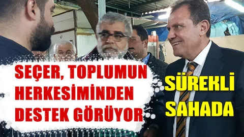 Vahap Seçer'e Destek Çığ Gibi, Sürekli Sahada