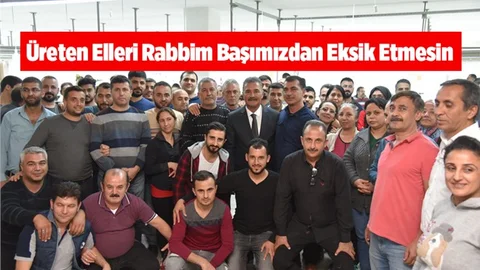 MHP Mersin Büyükşehir Belediye Başkan Adayı Hamit Tuna, Tekstil Çalışanlarıyla Buluştu