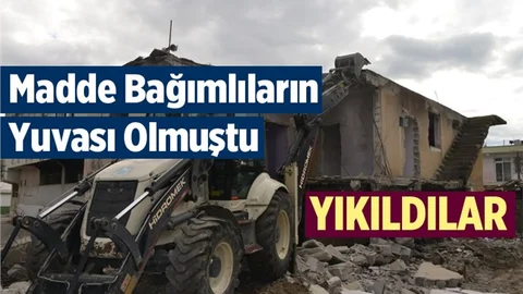 Madde Bağımlıların Mekanı Haline Gelmişlerdi