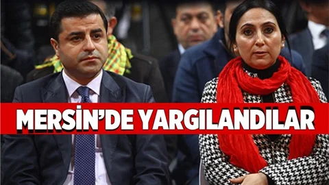 Selahattin Demirtaş ve Figen Yüksekdağ Mersin’de Yargılandı
