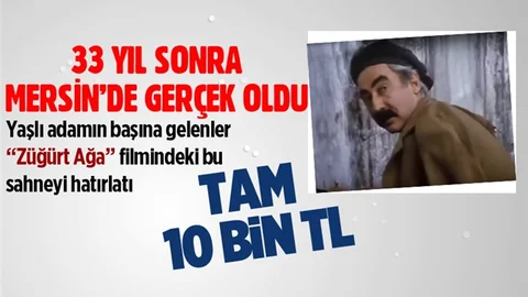 Züğürt Ağa Filmindeki O Sahne Mersin'de Gerçek Oldu