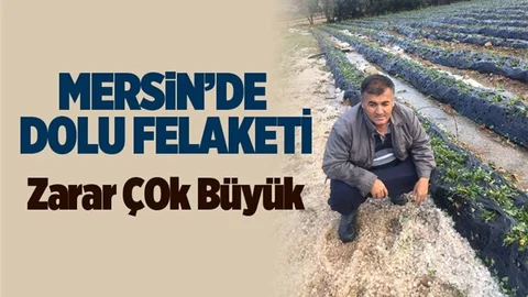 Mersin'de Dolu Felaketi