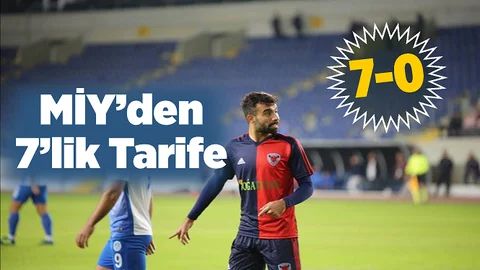 Mersin İdmanyurdu, Tarsus Yıldırım Spor'u 7-0 Yendi