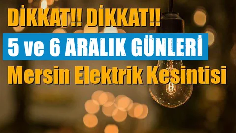 5-6 Aralık Kesintileri
