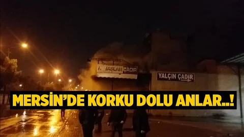 Mersin'de Korku Dolu Anlar, Çevredekiler Seferber Oldu