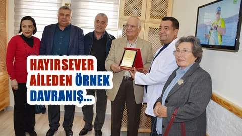 Mersin Bozyazı'da Hayırsever Ertüzün Ailesi Hastane Odası Tefriş Etti