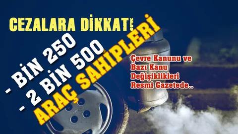 Araç Sahipleri Dikkat! Cezalar Can Yakacak