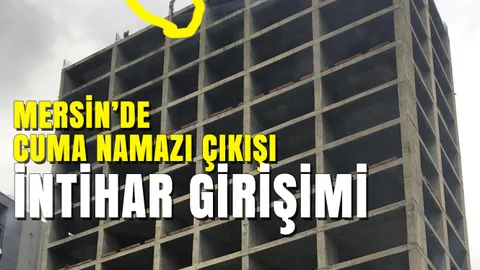 Mersin'de Cuma Namazı Çıkışında İntihar Girişimi, 23 Yaşındaki İşsiz Genç Adam İntihar Etmek İstedi