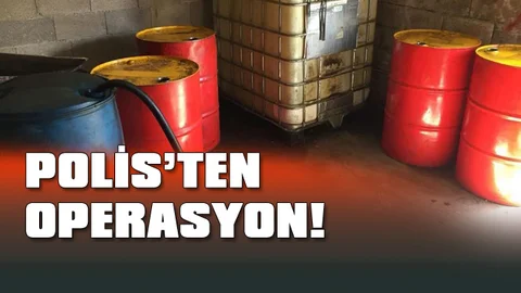 Polis'ten Kaçak Akaryakıt Operasyonu!