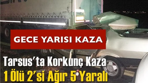 Otomobil, Arkadan TIR’a Çarptı