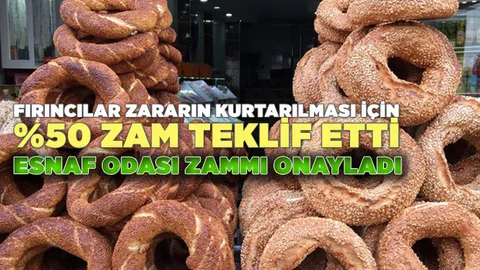 Simit Fırıncılarının %50 Zam Talebini, Esnaf Odası Onayladı