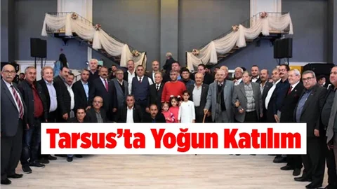 Tarsus'taki Etkinliğe Yoğun Katılım