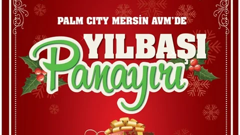 Palm City Alışveriş Merkezi Yılbaşına Hazır