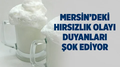 Mersin'de Şok Eden Hırsızlık