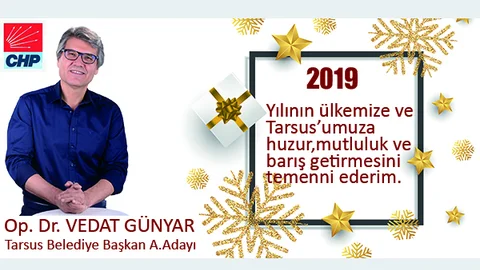 CHP A.Adayı Op.Dr. Vedat Günyar'dan Yeni Yıl Mesajı