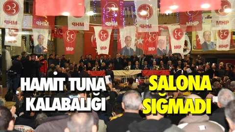 Huzurkent'teki Toplantıda, Hamit Tuna İçin Gelenlere Salon Yetmedi