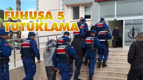 Mersin'de Fuhuşa 5 Tutuklama