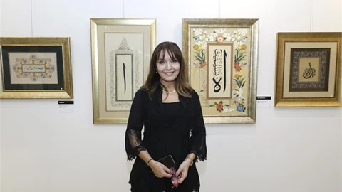 Tezhip Sanatçısı Esra Bora'nın Sevgi, Sabır ve Zarafetin Sanatı Tezhip, MTSO Sanat Galerisi’nde