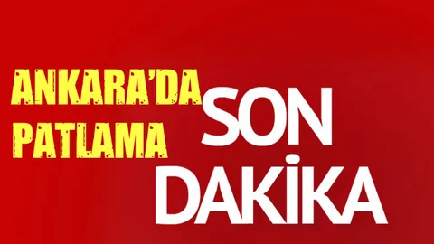 Ankara’da Patlama! Bir Binada Patlama Meydana Geldi