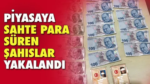 Mersin'de Yılbaşı Günü Sahte Para Dağıtanlara Polis'ten Operasyon