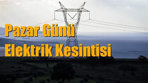 Mersin Elektrik Kesintisi 13 Ocak Pazar Günü Kesintileri