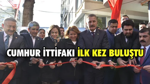 İttifakın Tarafları Seçim Ofisi Açılışında İlk Kez Buluştu