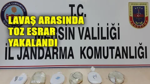 Lavaş Ekmeğin Arasına Saklanmış Toz Esrar Yakalandı