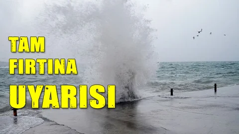Akdeniz'e "Tam Fırtına" Uyarısı Yapıldı