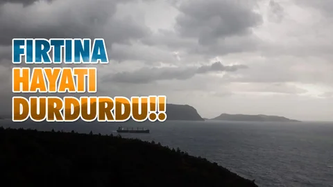 Fırtına Mersin'i Kötü Vurdu