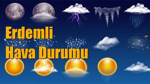 Erdemli Hava Durumu; 23 Ocak Çarşamba, 24 Ocak Perşembe, 25 Ocak Cuma, 26 Ocak Cumartesi tahminler