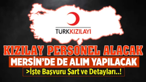 Kızılay Çok Sayıda Personel Alımı Yapacak