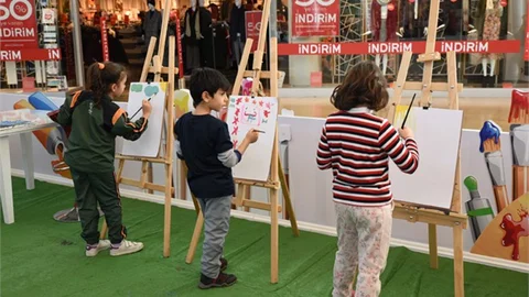 Palm City Mersin Alışveriş Merkezi Yapılacak, Bir Tablo Bin Fırça Projesi Mersinlileri Sanatla Buluşturuyor