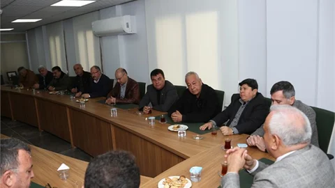 Erdemli Ticaret Odasını Ziyaret, Erdemli Belediye Başkanı Mukerrem Tollu Ziyaretleri Sürdürüyor