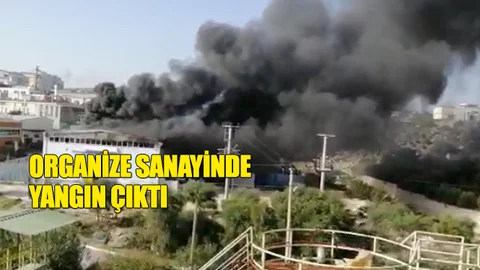 Organize Sanayi Bölgesindeki Bir Fabrikada Yangın Çıktı